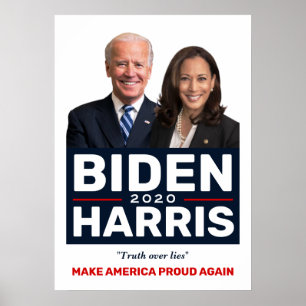 Poster Foto da campanha coletiva Biden Harris 2020