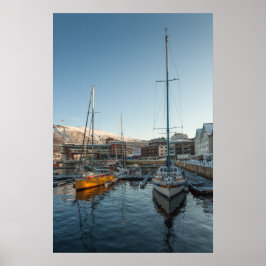Poster Foto da cidade de Tromso