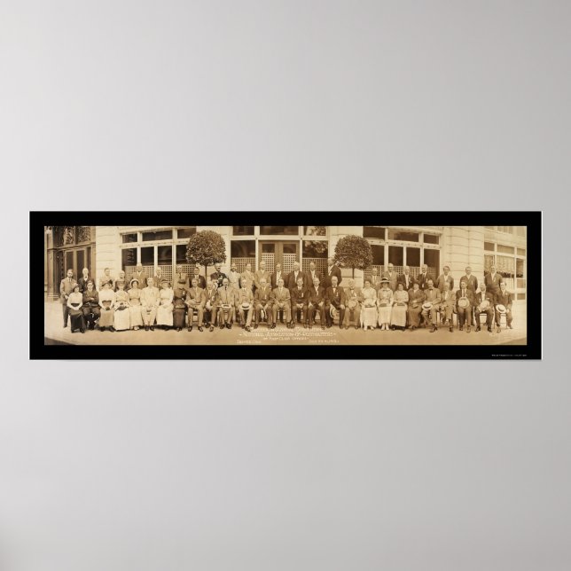 Poster Foto da Convenção do Pós-Mestre 1913 (Frente)