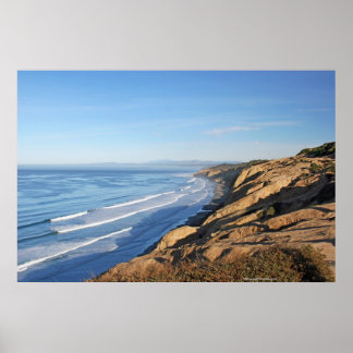 Poster Foto da Costa do Sul da Califórnia