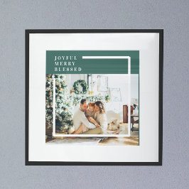 Poster Foto da família moderna | Feliz alegre abençoada |