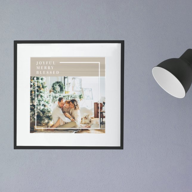 Poster Foto da família moderna | Feliz alegre abençoada (Criador carregado)