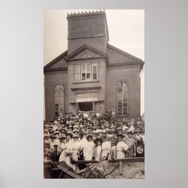 Poster Foto da Igreja Batista Abissínia, Nova Iorque, 191 (Frente)