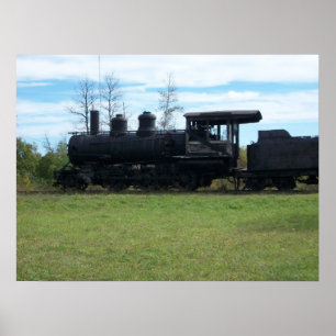 Póster Foto da Locomotiva Antiga