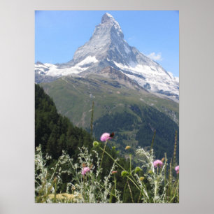 Poster Foto da montanha de Matterhorn