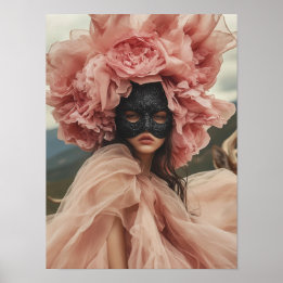 Poster Foto da Na moda do conceito de moça de moda LanaDe