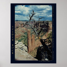 Póster Foto da natureza "Spider Rock, Canyon de Chelly"