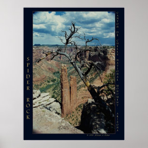 Póster Foto da natureza "Spider Rock, Canyon de Chelly"