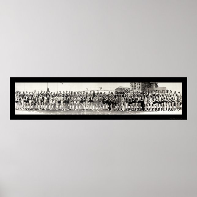 Poster Foto da Parada de Beleza Banal 1927 (Frente)