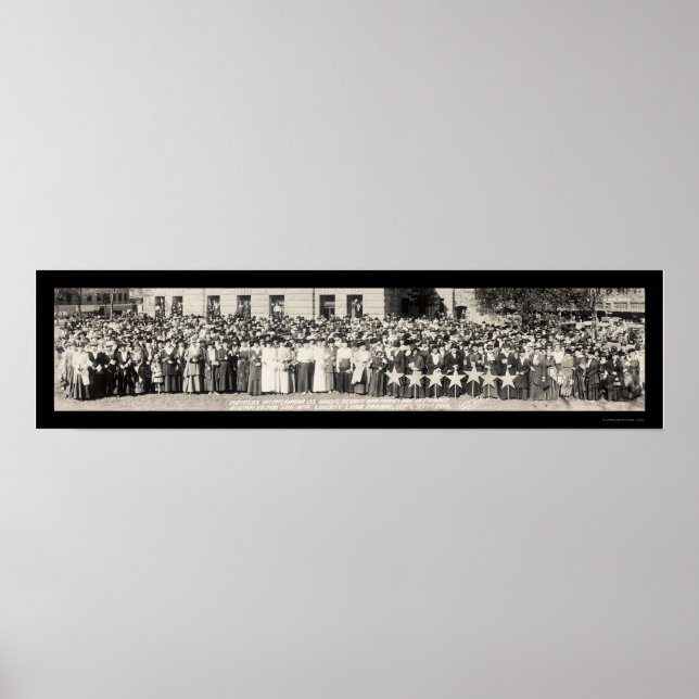Póster Foto da Parada de Liberdade das Mães 1918 (Frente)