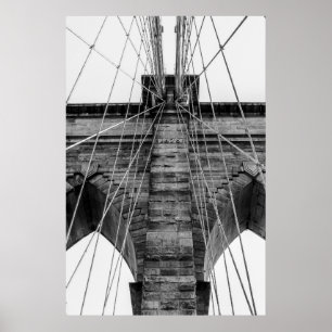 Póster Foto da ponte de Brooklyn em NYC