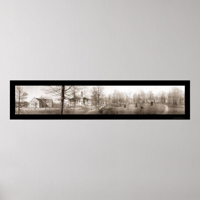 Póster Foto da Universidade de Indiana 1910 (Frente)