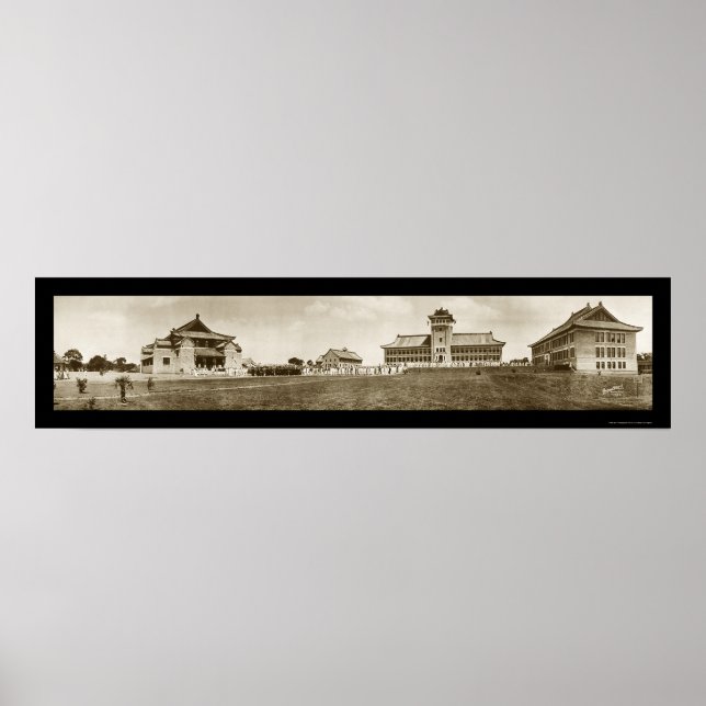 Póster Foto Da Universidade De Nanking 1920 (Frente)