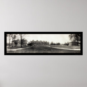 Póster Foto da Universidade Estadual de Michigan, 1912