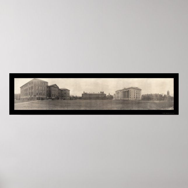Poster Foto da Universidade Harvard 1910 (Frente)