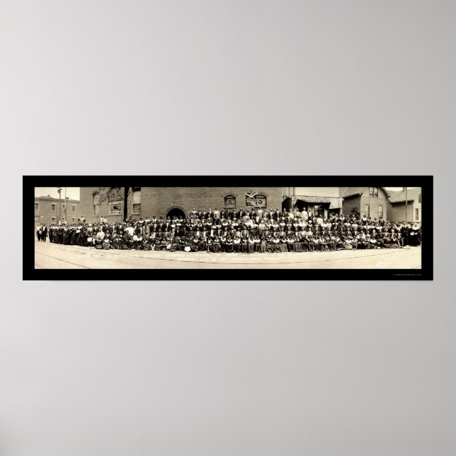 Póster Foto da Vida Afro-Americana de 1919 (Frente)