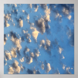 Poster Foto das nuvens lindas