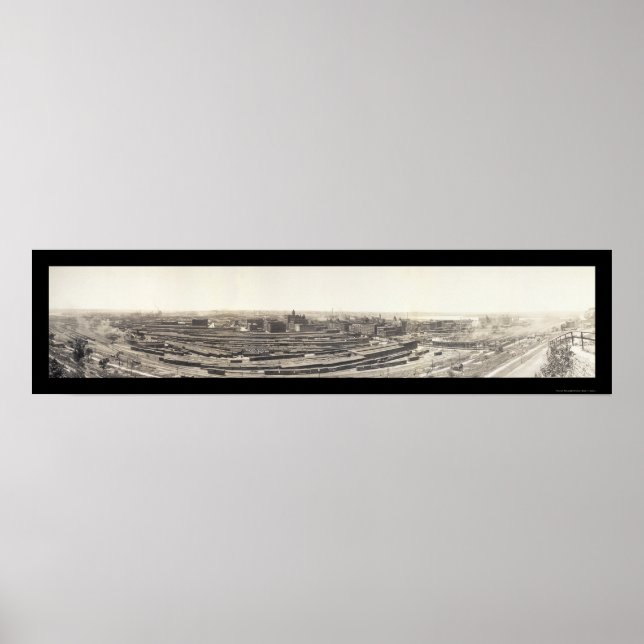Póster Foto de 1909 do Kansas City (Frente)