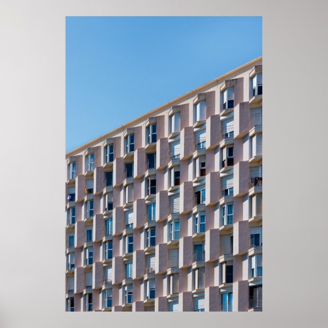 POSTER FOTO DE BAIXO ÂNGULO DA CONSTRUÇÃO DE CONCRETOS DE (Frente)