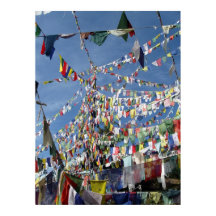 Foto de Bandeiras budistas tibetanas