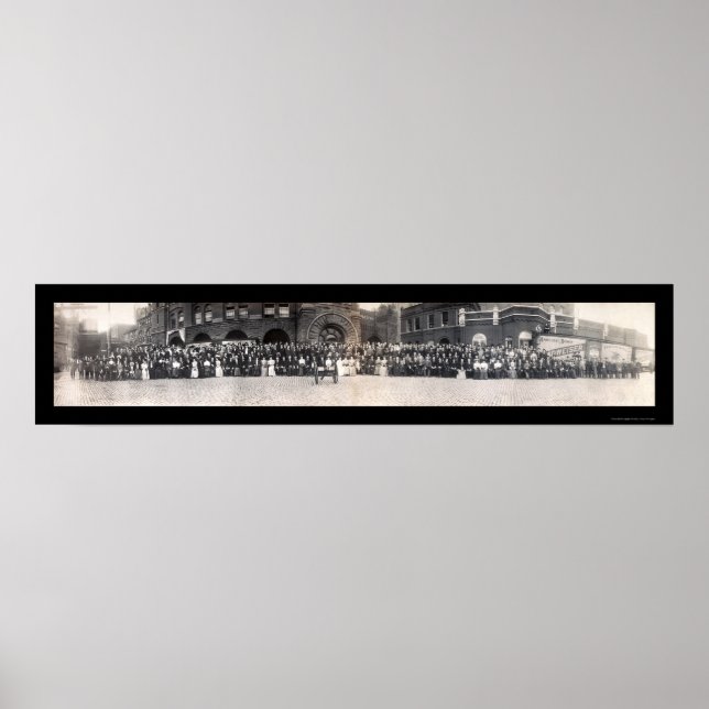 Poster Foto de Banqueiros e Budweiser 1906 (Frente)