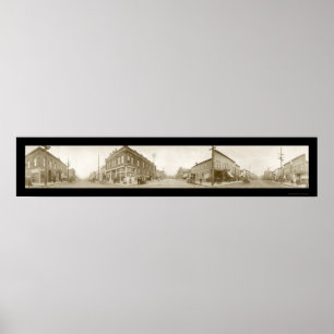 Poster Foto de Bellingham Washington 1909