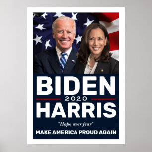 Poster Foto de Biden Harris 2020 Collectible Keepsaokit