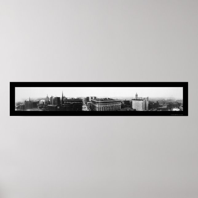 Póster Foto de Buffalo Nova Iorque 1909 (Frente)