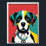 Poster Foto de Cão de pop Art - Bloco de Cor Retroativa M<br><div class="desc">"Foto do Cão de Arte Pop - Poster de Bloqueio de Cor Retroativa Moderno" Eleve seu espaço com nossa poster de "Foto do Cão de Arte Pop", uma peça ousada e vibrante que combina as tendências modernas sem interrupções com uma dica de encanto retrô. Este poster apresenta um design de...</div>