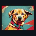 Poster Foto de Cão de pop Art - Bloco de Cor Retroativa M<br><div class="desc">"Foto do Cão de Arte Pop - Poster de Bloqueio de Cor Retroativa Moderno" Eleve seu espaço com nossa poster de "Foto do Cão de Arte Pop", uma peça ousada e vibrante que combina as tendências modernas sem interrupções com uma dica de encanto retrô. Este poster apresenta um design de...</div>