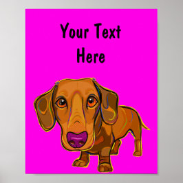 Poster Foto De Cãozinho, Doxie, Wiener