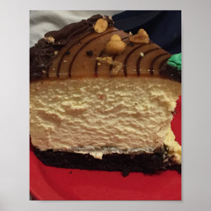 Poster Foto de Cheesecake de Manteiga de Amendoim