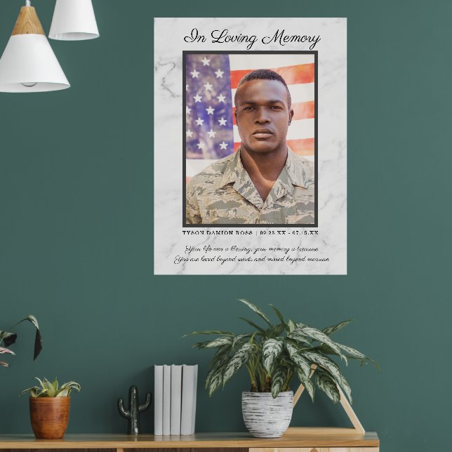 Poster Foto de Citação em Memória Funeral Memorial Amoros (Sala de Estar 1)