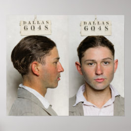 Poster Foto de Clyde Champion Barrow em Dallas Por volta 