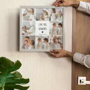 Poster Foto de Colagem Moderna Ama Seu Avô Melhor Present