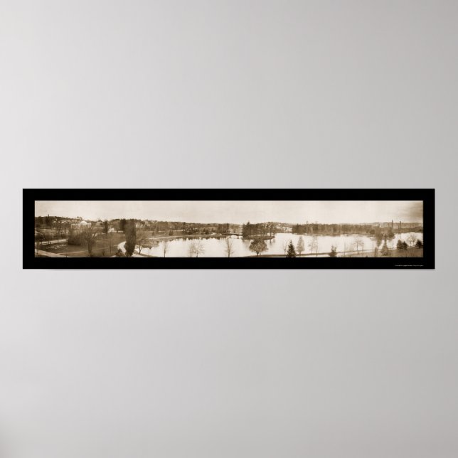 Póster Foto de Colina do Worcester MÃE 1910 (Frente)