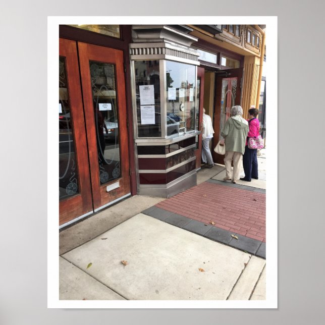 Poster Foto de Entrada do Cinema (Frente)