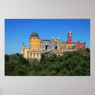 Póster Foto de Fairytale Sintra Palace, em Portugal