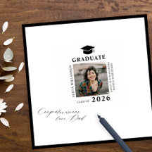 Foto de formatura moderna autógrafo assinaturas de