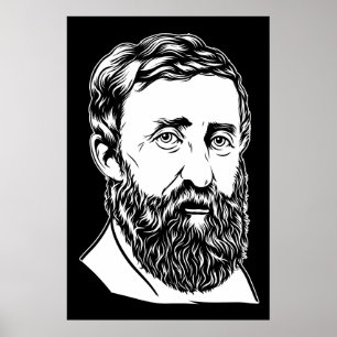 Póster Foto de Henry David Thoreau