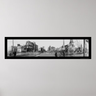 Póster Foto de Incêndio em Dayton OH 1913