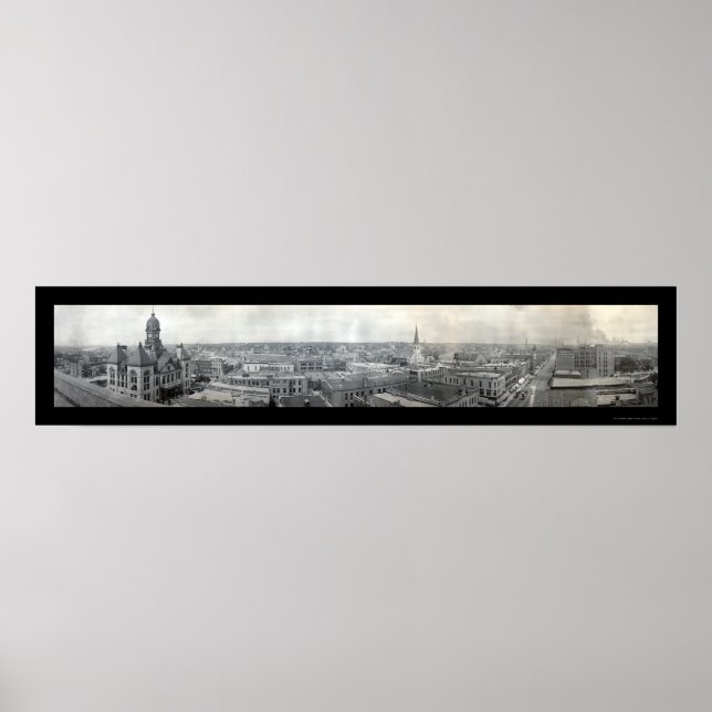 Póster Foto de Joliet Illinois em 1914 (Frente)