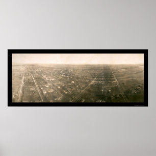 Poster Foto de La Grange Illinois em 1908