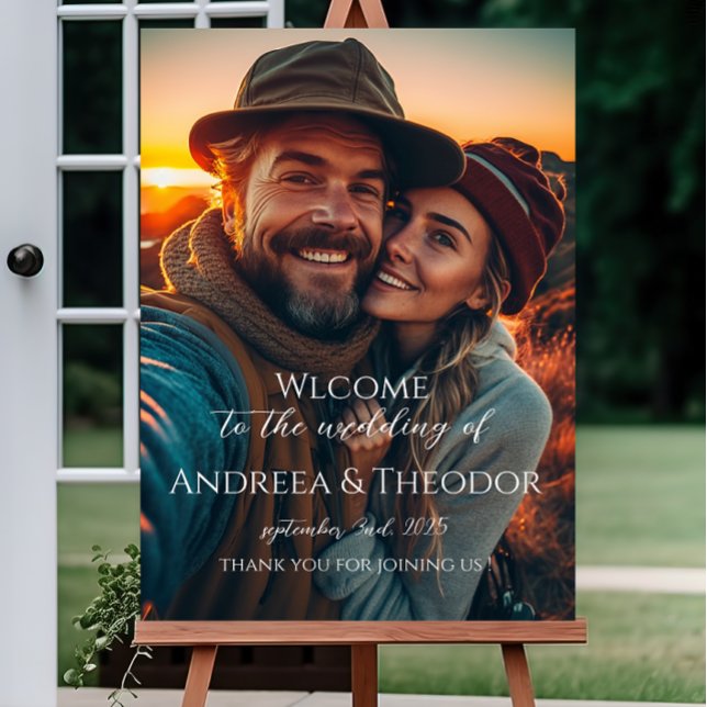 Poster Foto de Letreiro de Casamento: Personalize seu Cas (Criador carregado)