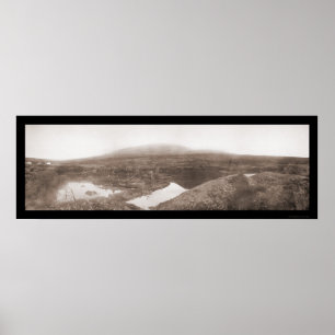Poster Foto de mineração Dourado 1899 de Alaska