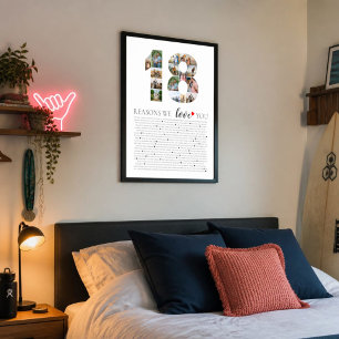 Poster foto de motivos pelos quais amamos você no 18º ani