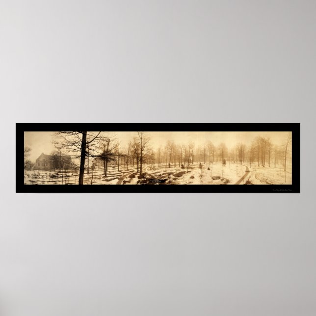 Poster Foto de Neve Univ Indiana 1909 (Frente)
