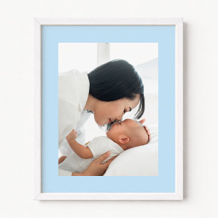 Poster Foto de novo menino azul pálido