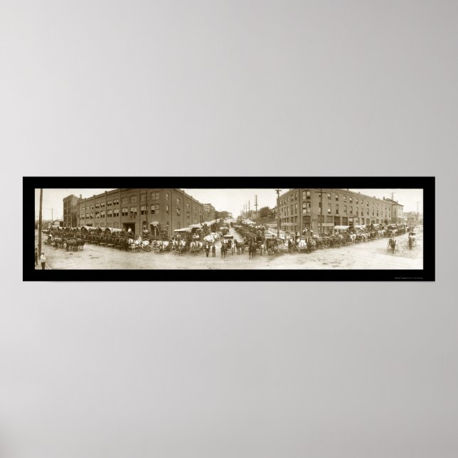 Póster Foto de Omaha Merchants 1908 (Frente)