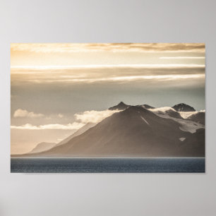 Poster Foto de Paisagem de Svalbard